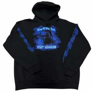 Pop Smoke King Of New York Black Hoodie Sweatshirt Size M